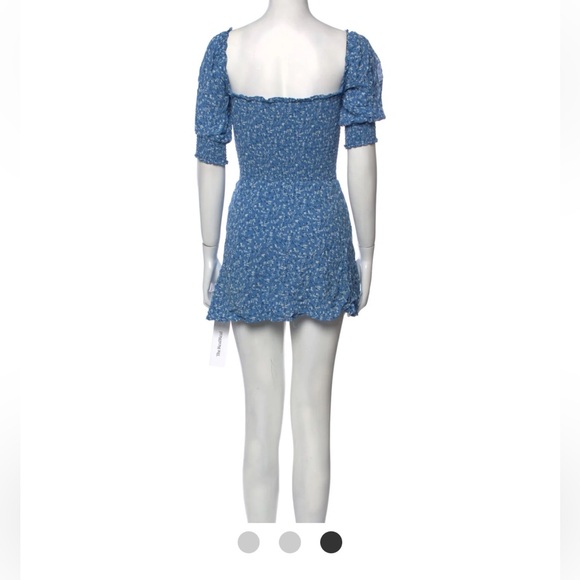 Reformation Blue Floral Dress | size XS - Picture 4 of 5